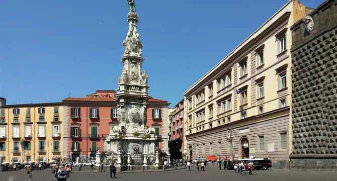 Piazza del Gesù Nuovo in Naples