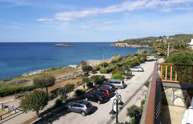 Calanca beach lies at the end of this road